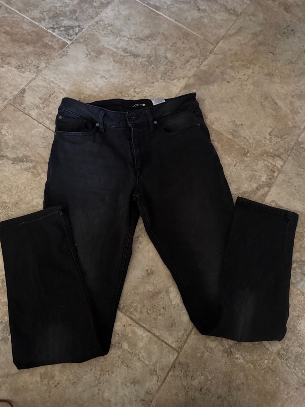 Girls Joe's Jeans  Black Straight soft stretchy faded wash size  14